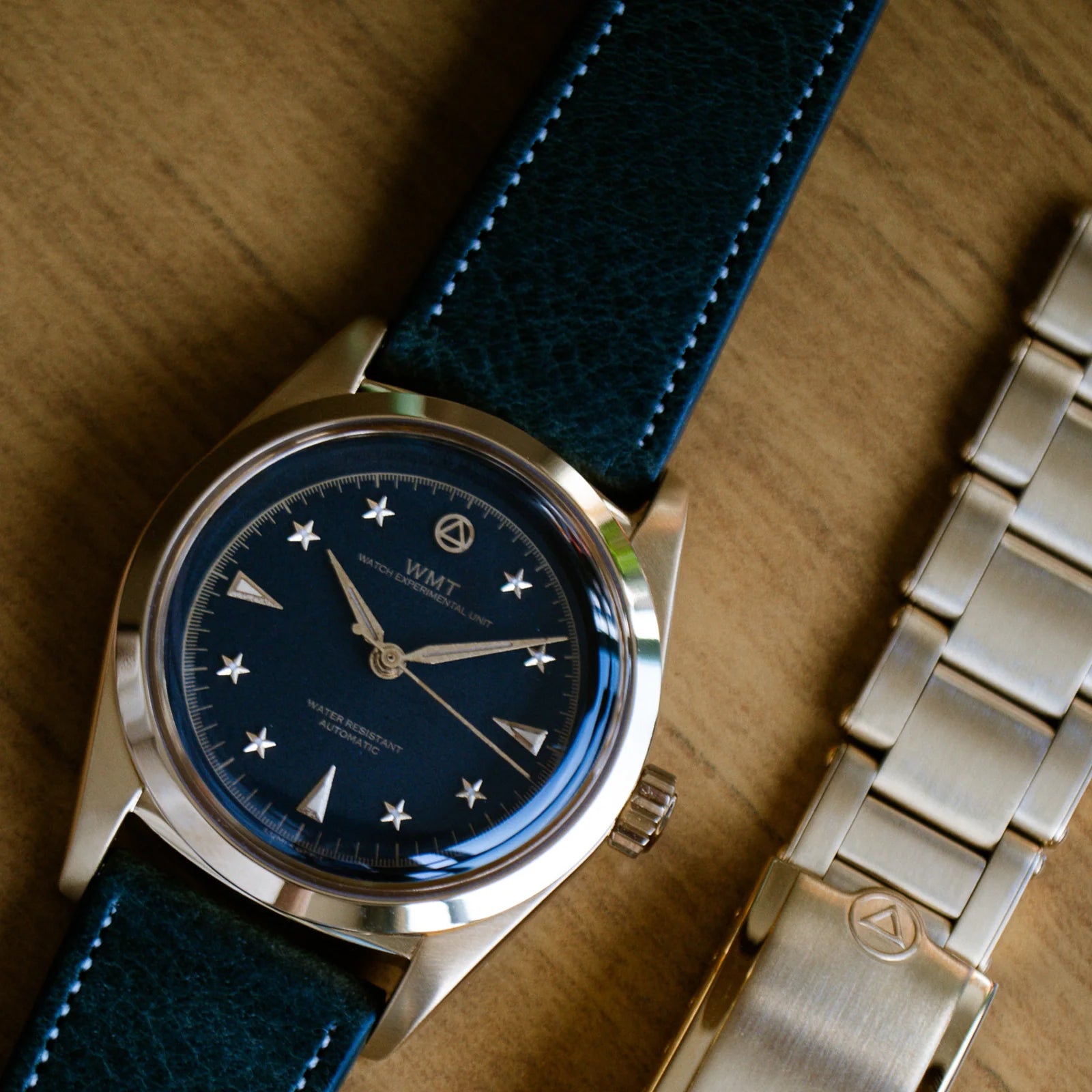 Lupas – Starlight/ Limited 50pcs/ Aged Edition/ Metal Bracelet + Leather Strap Set WMT-AB048 WMT