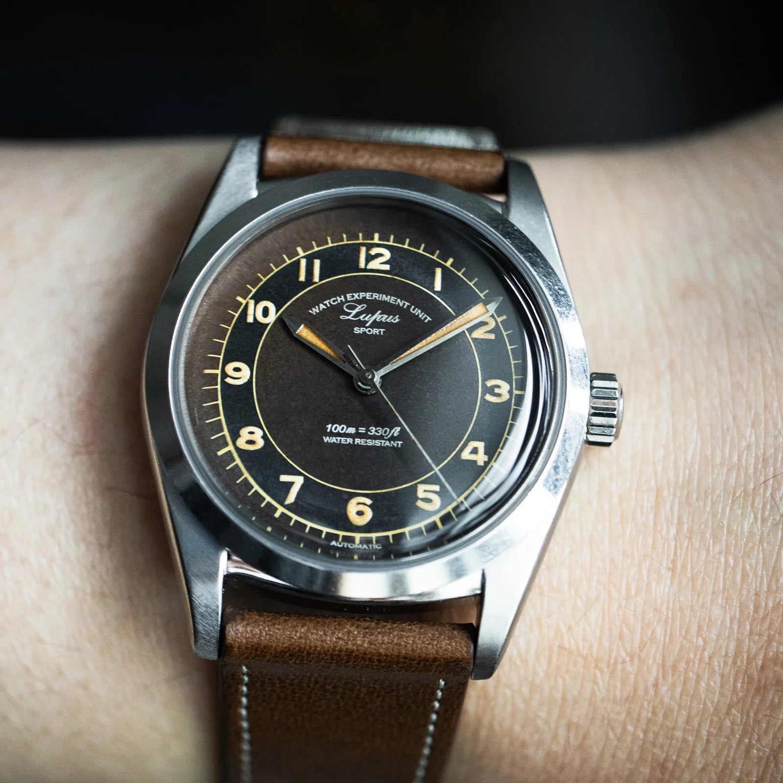 Lupas - Tropical Dial/ Aged- Limited Edition/ Metal Bracelet + Leather Strap Set WMT-AB070 WMT