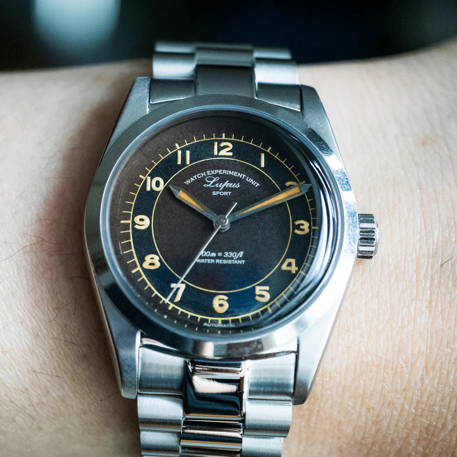 Lupas - Tropical Dial/ Aged- Limited Edition/ Metal Bracelet + Leather Strap Set WMT-AB070 WMT