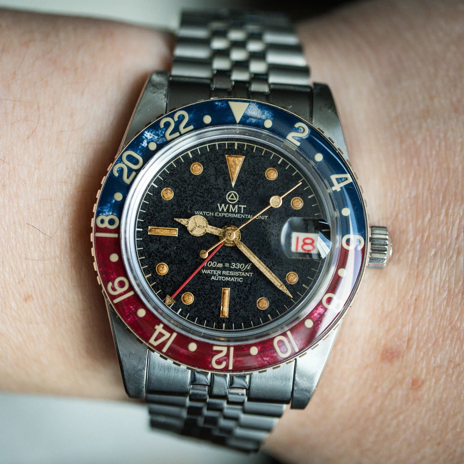 Panton MKII - Black Dial/ Heavy Aged WMT-AB012 WMT