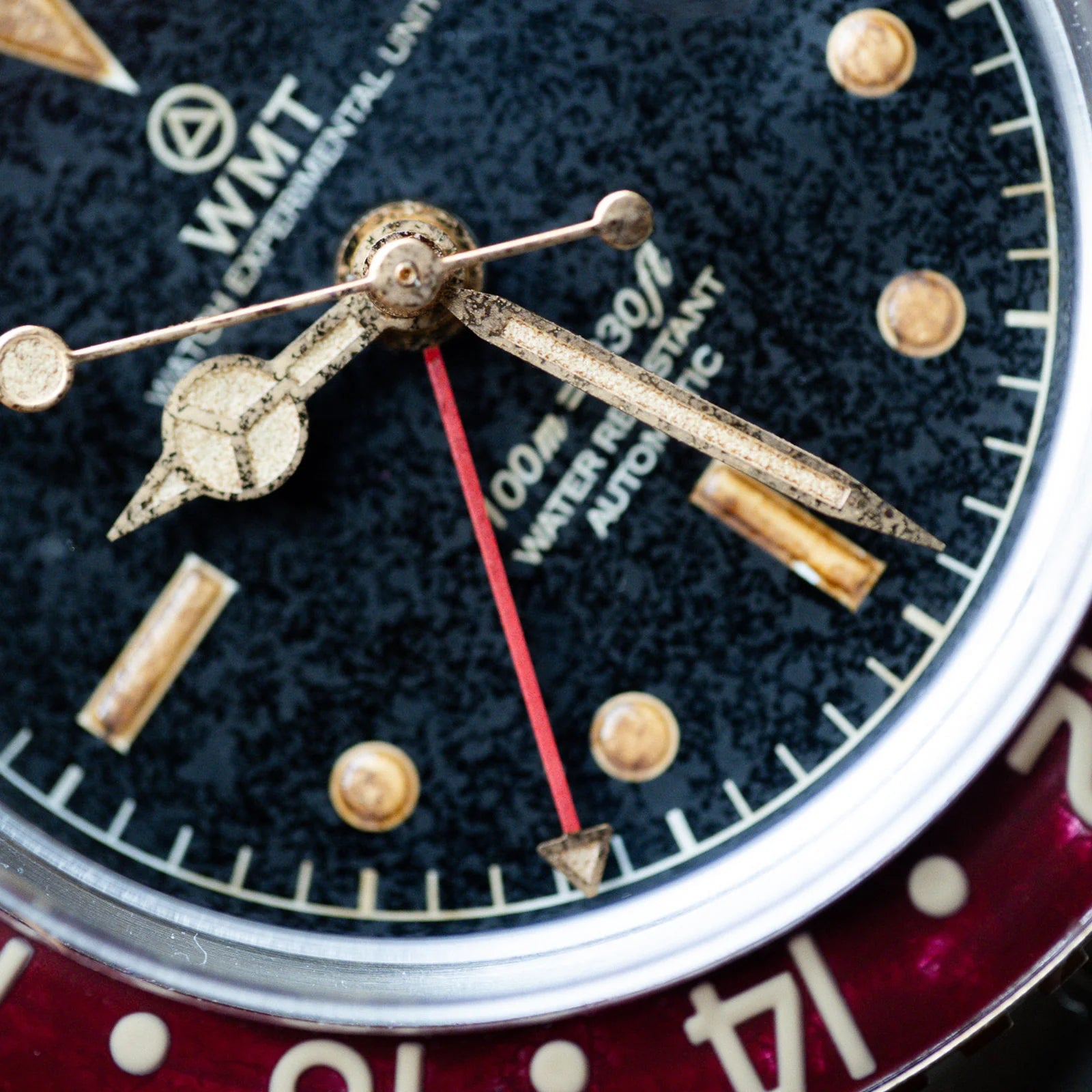 Panton MKII - Black Dial/ Heavy Aged WMT-AB012 WMT