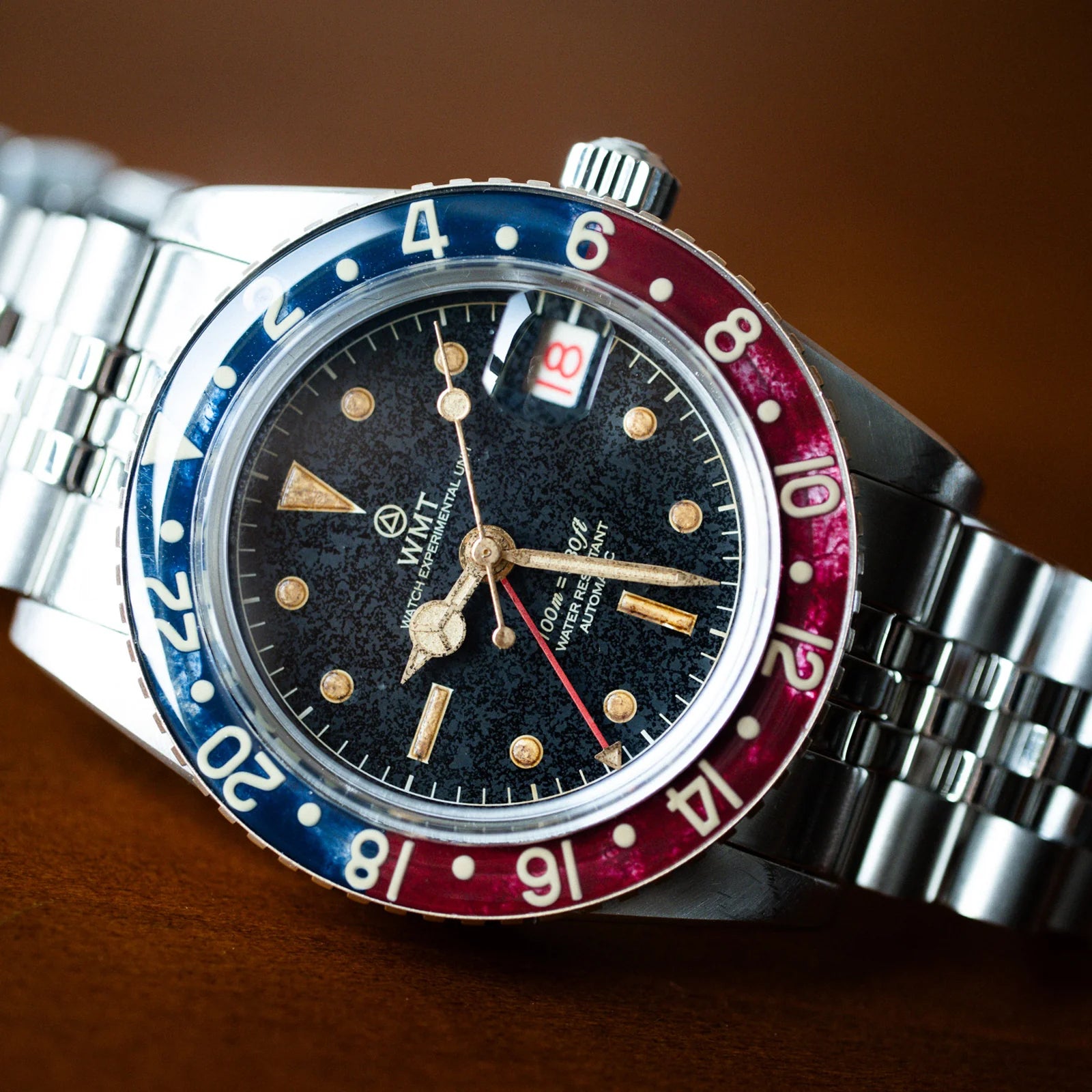 Panton MKII - Black Dial/ Heavy Aged WMT-AB012 WMT