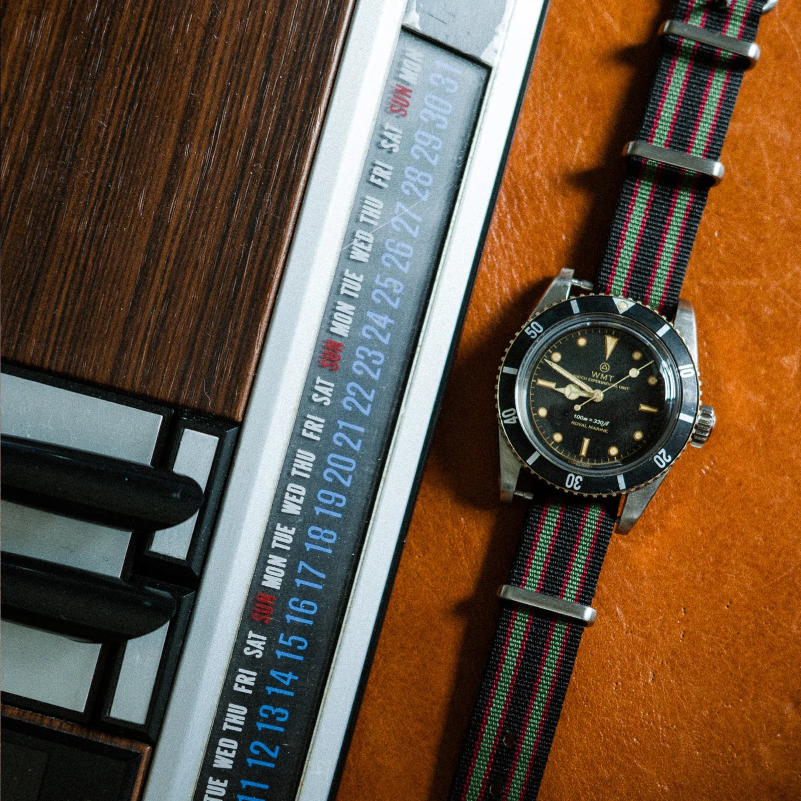 Sea Diver - ”MI6-010” Intelligence Agency Special Edition/ All Aged With Brass Bezel WMT-AB024 WMT