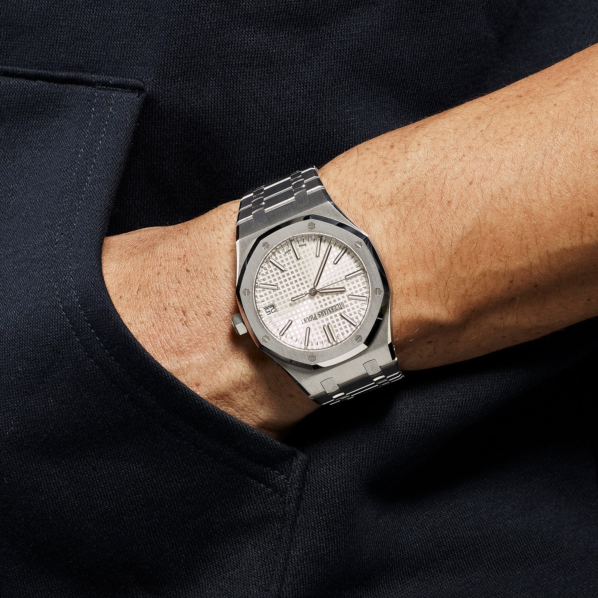 Audemars Piguet Royal Oak 15510ST.OO.1320ST.08 Automatic Stainless Steel 41mm White Dial Men’s Watch