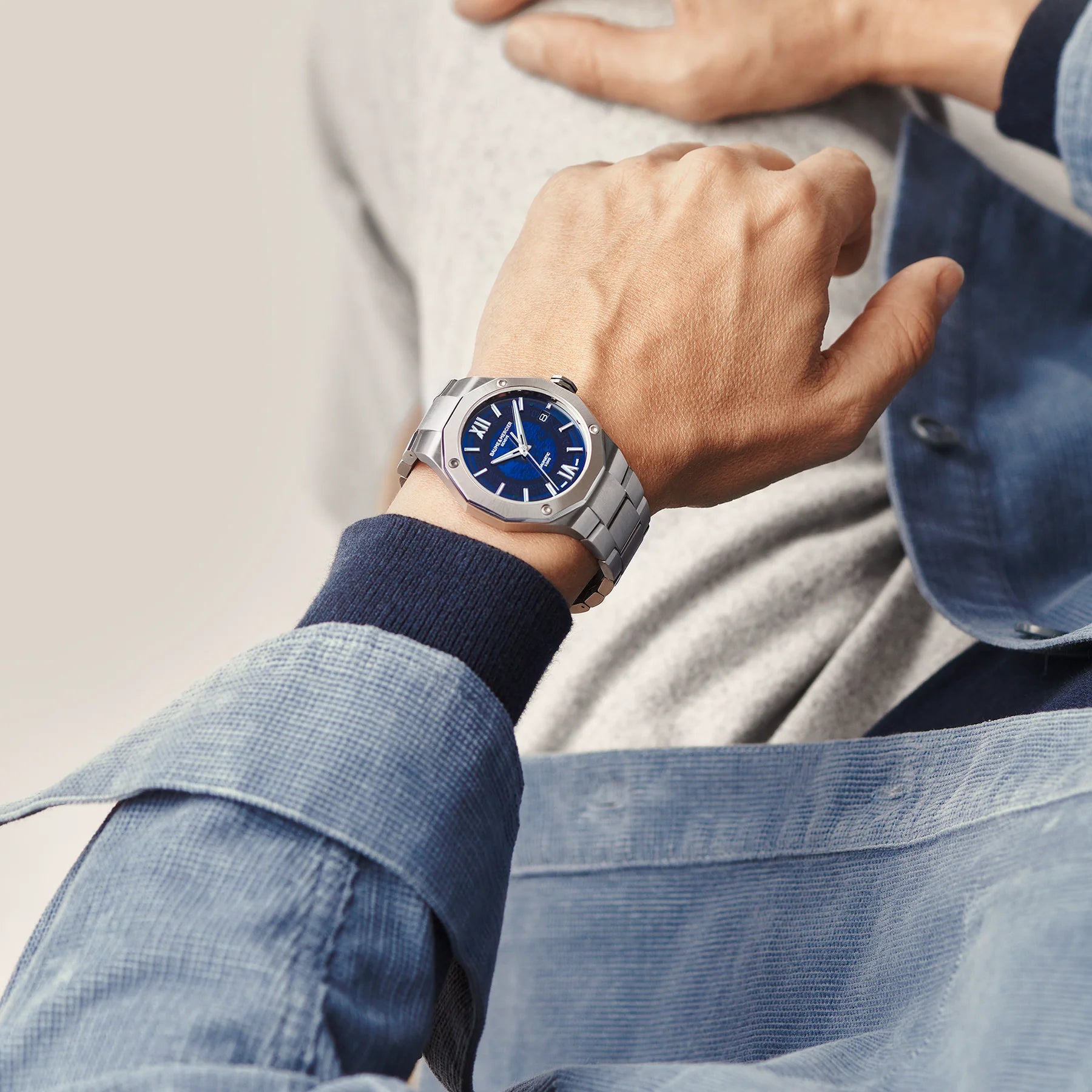 BAUME & MERCIER RIVIERA M0A10616 AUTOMATIC 42 MM