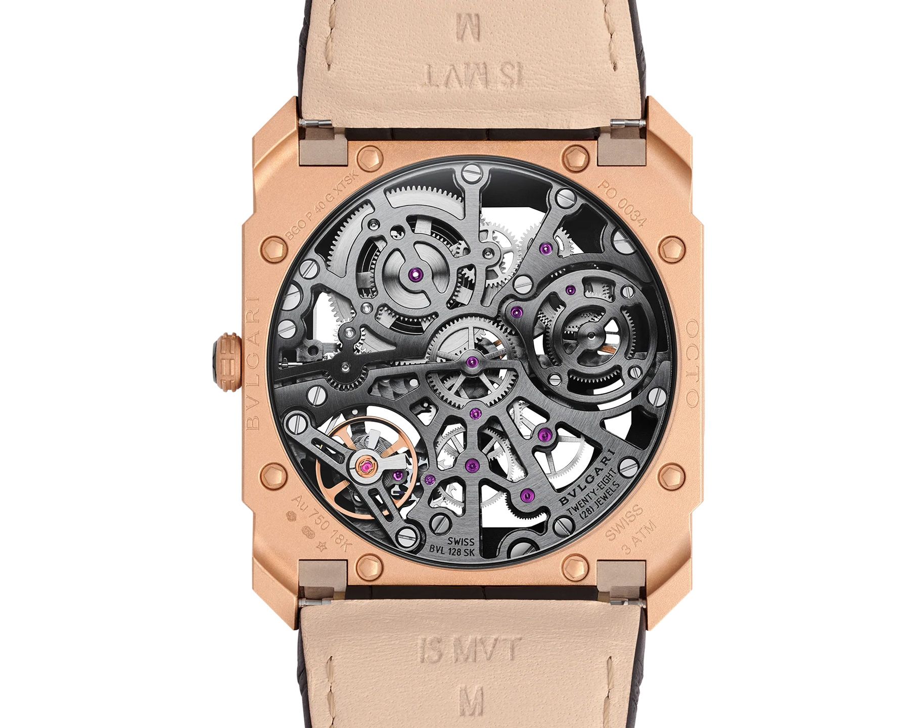 Bvlgari Octo Finissimo Extra Thin 40Mm 18Kt Rose Gold Men’S Watch