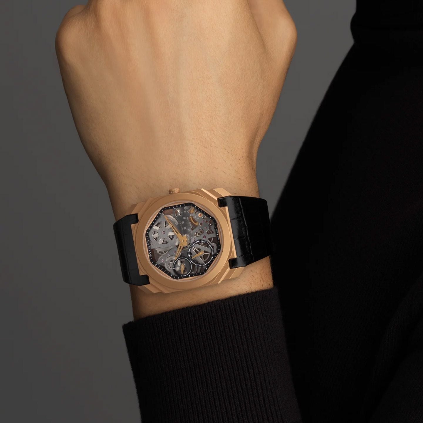 Bvlgari Octo Finissimo Extra Thin 40Mm 18Kt Rose Gold Men’S Watch