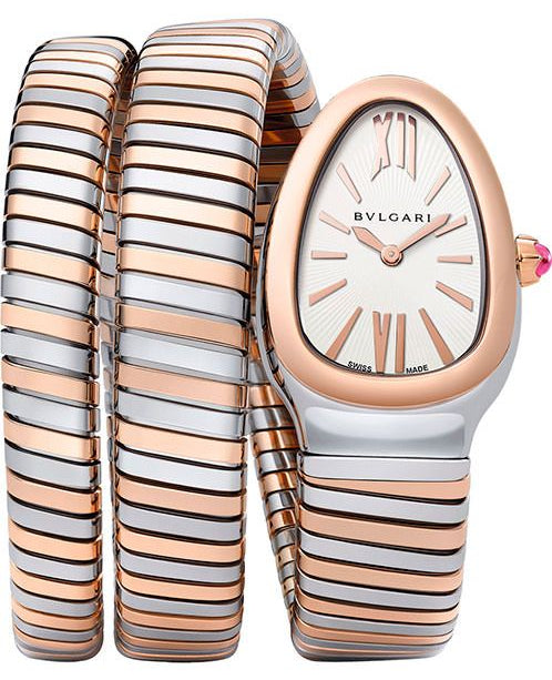 Bvlgari Serpenti Tubogas 35Mm Stainless Steel Ladies Watch