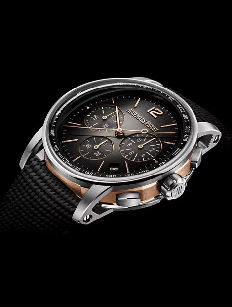 Audemars Piguet Code 11.59 26393Cr.Oo.A002Kb.01 Smoked Lacquered Grey Dial Selfwinding Chronograph 41Mm Men’S Watch