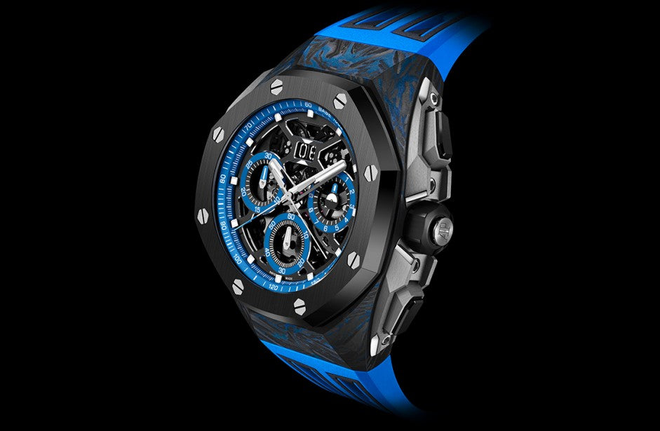 Audemars Piguet Royal Oak Concept Split-Seconds 26650FO.OO.D353CA.01 CFT Carbon 43mm Skeleton Dial Men’s Watch