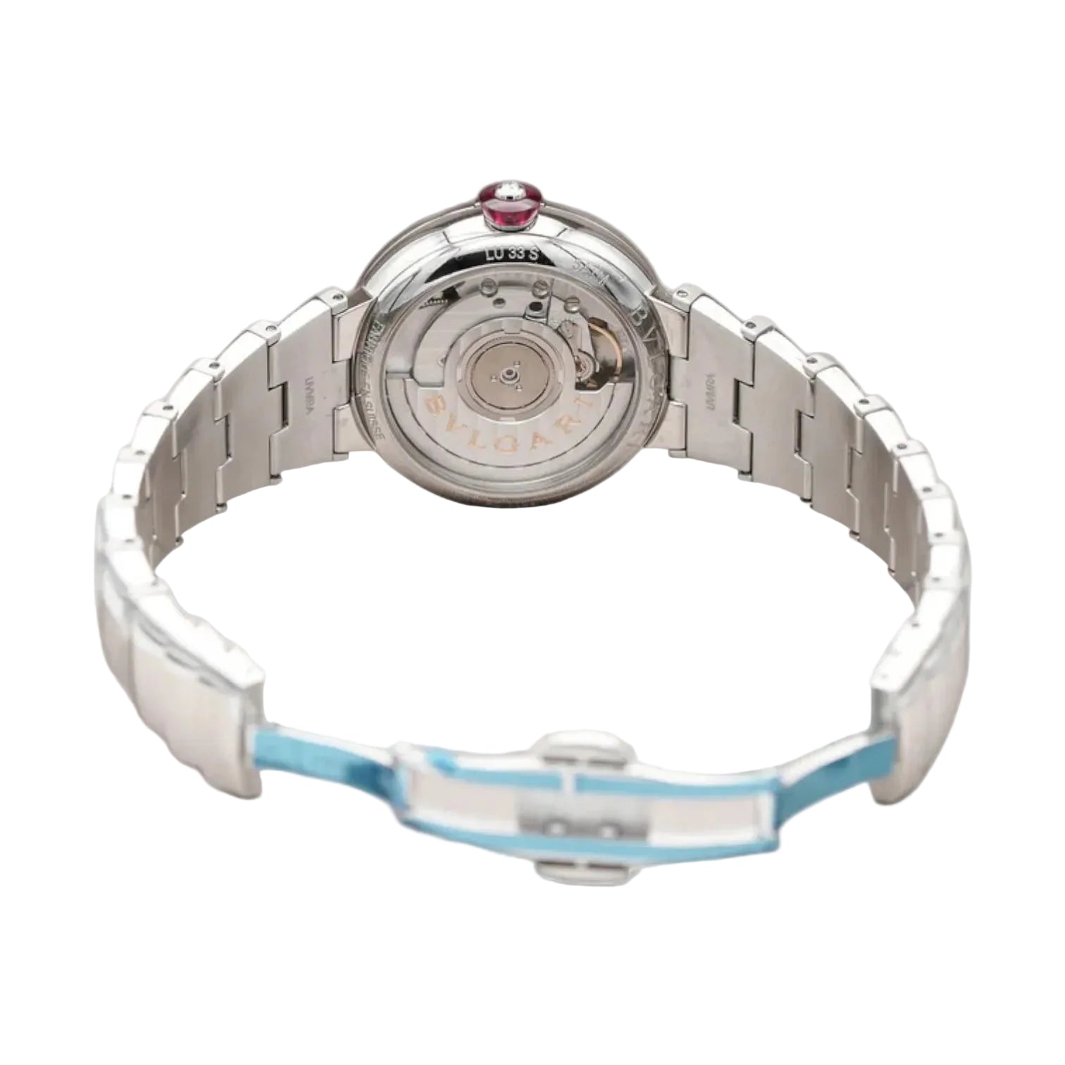 Bvlgari Lvcea 33Mm Stainless Steel Blue Diamond Dial Ladies’ Watch