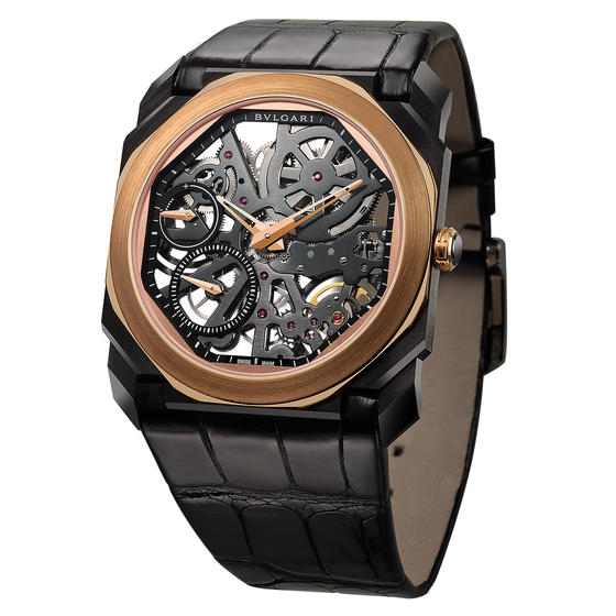 Bvlgari Octo Finissimo Ultranero Extra Thin Skeleton Men’S Watch