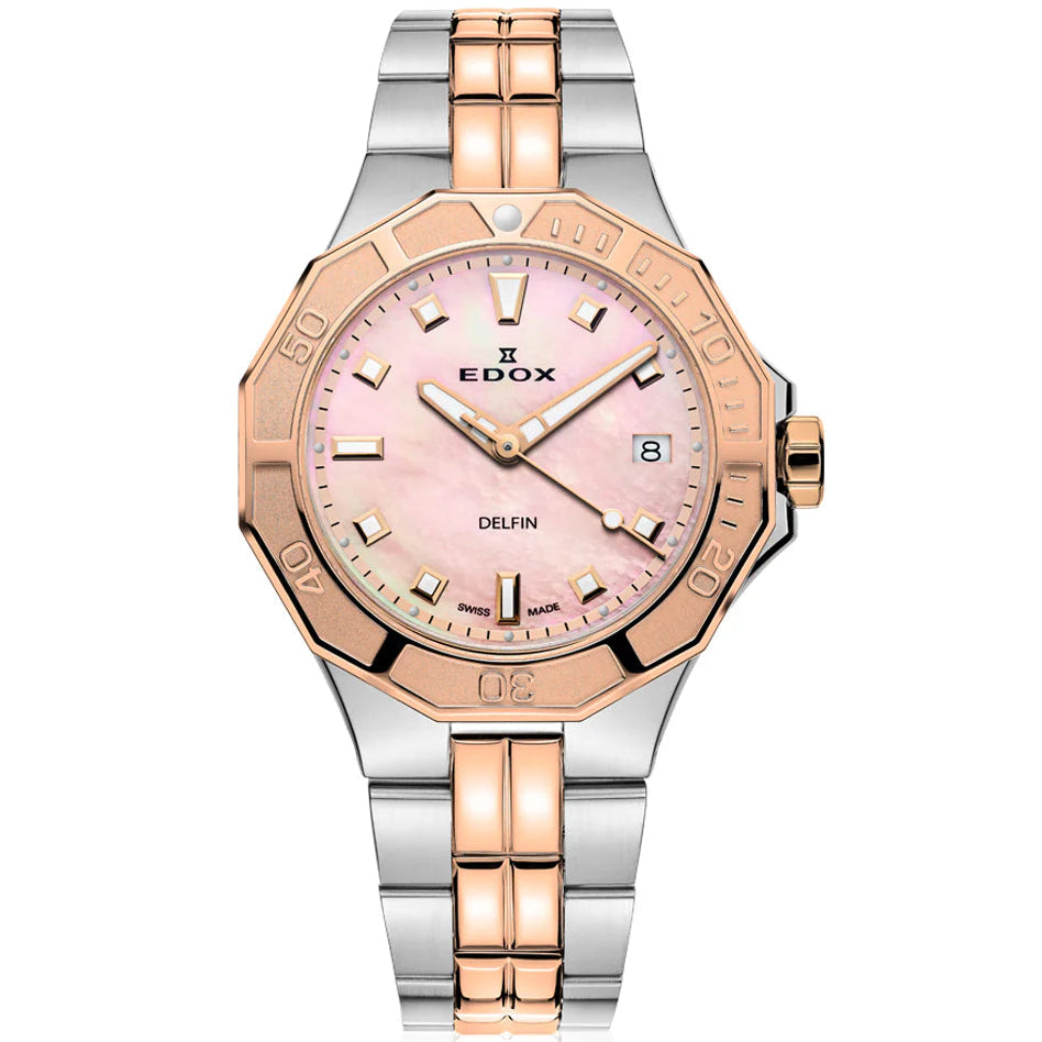 EDOX WOMEN'S DELFIN DIVER QUARTZ WATCH