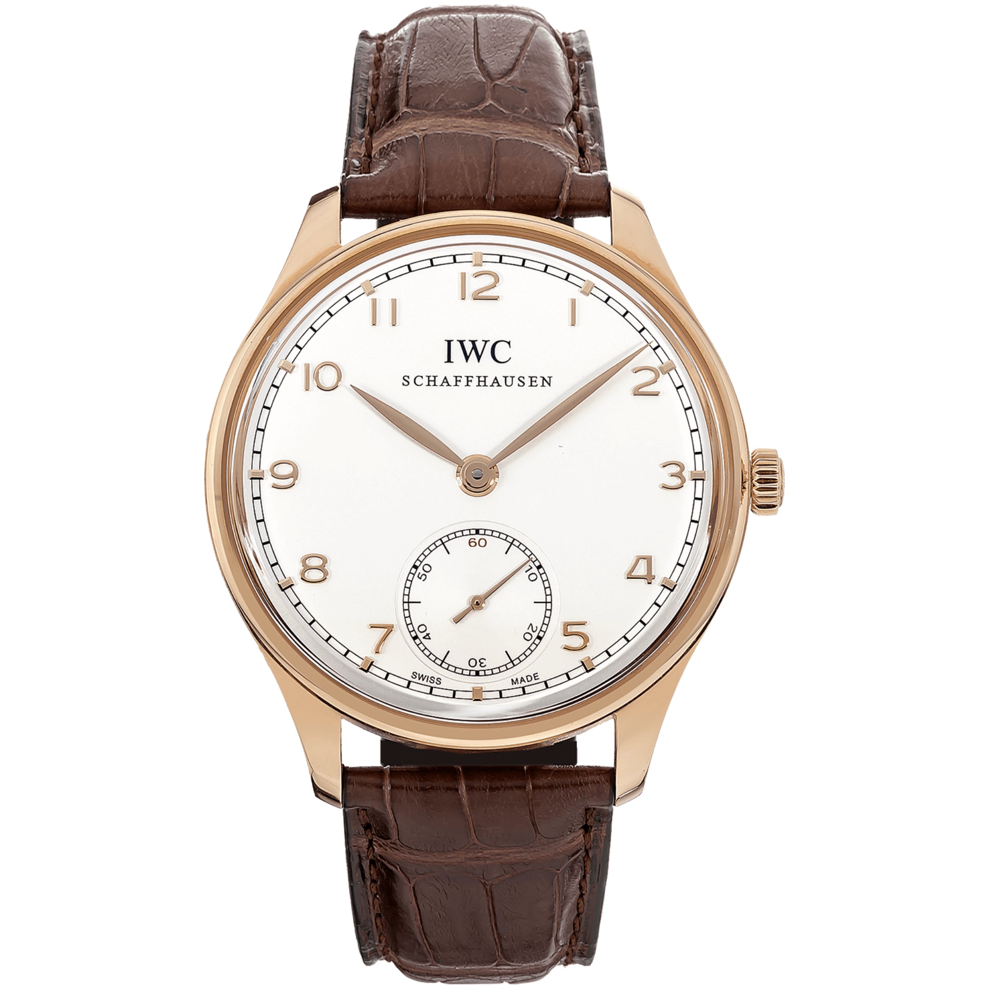 IWC Portuguese IW545409 Automatic Brown Leather White Dial