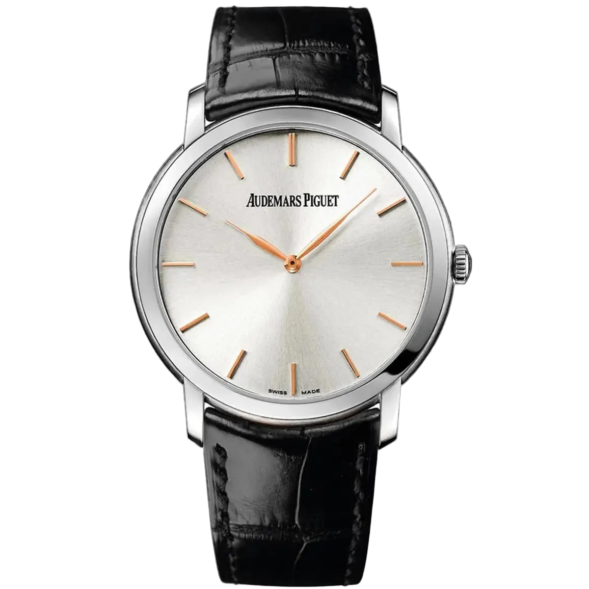 Audemars Piguet Jules Audemars Ultra Thin 18Kt Rose Gold 41Mm Silver Dial Men’S Watch