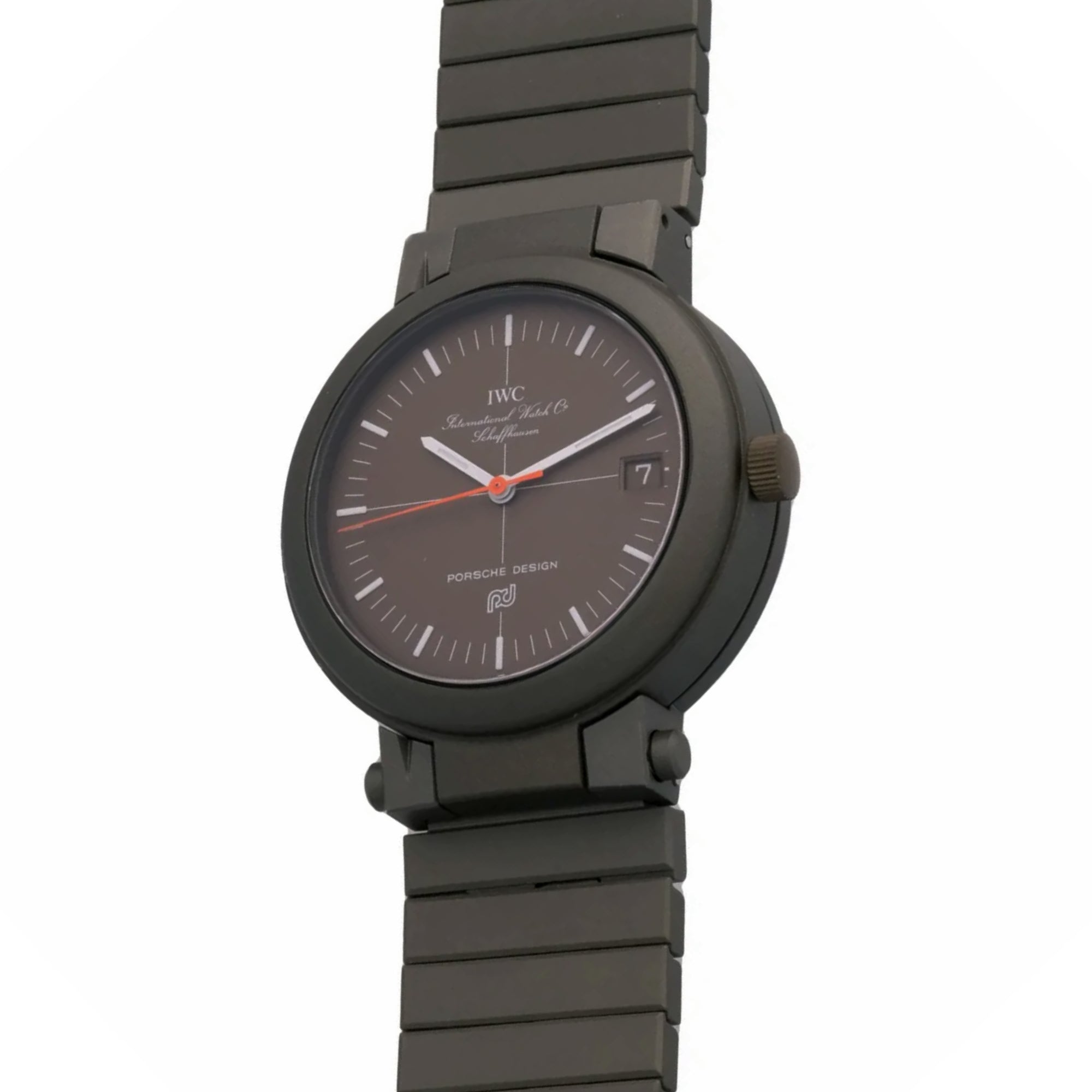 IWC Porsche Design IW3510 Automatic Compass 39Mm Aluminum Brown Dial