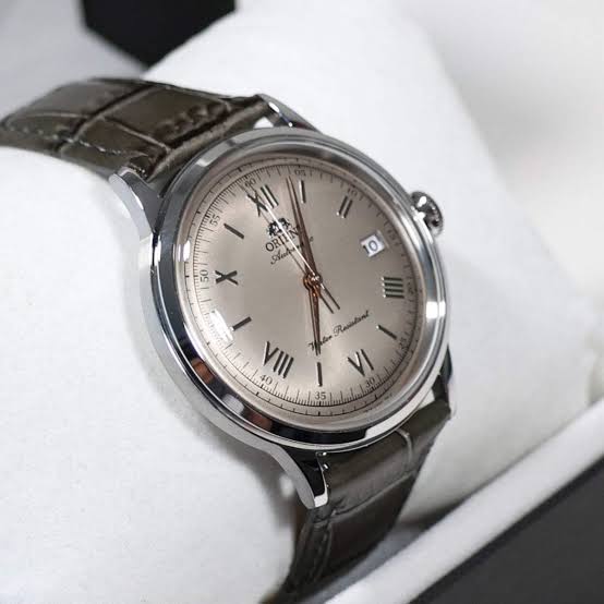 Men's Bambino Automatic Leather Strap Men's Watch RA-AC0025N - 40.5mm