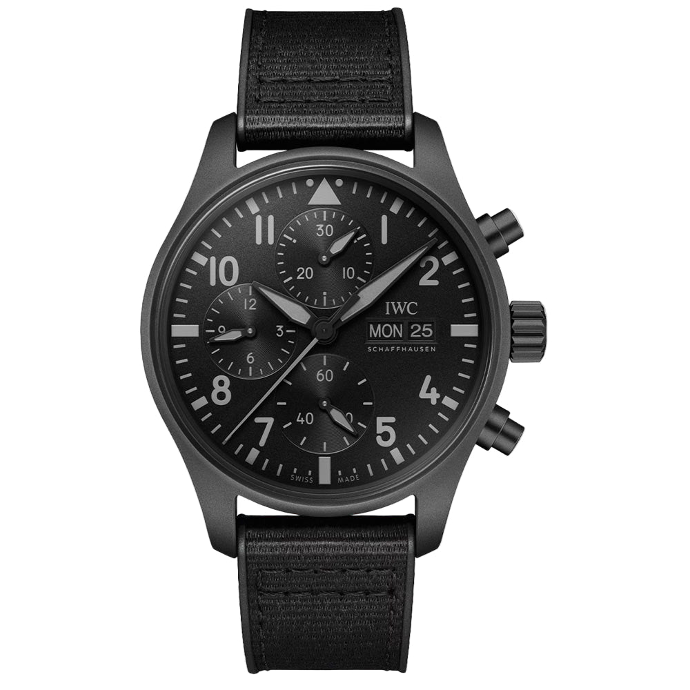 IWC Pilot Watch IW388106 Chronograph 41 Top Gun Black Dial