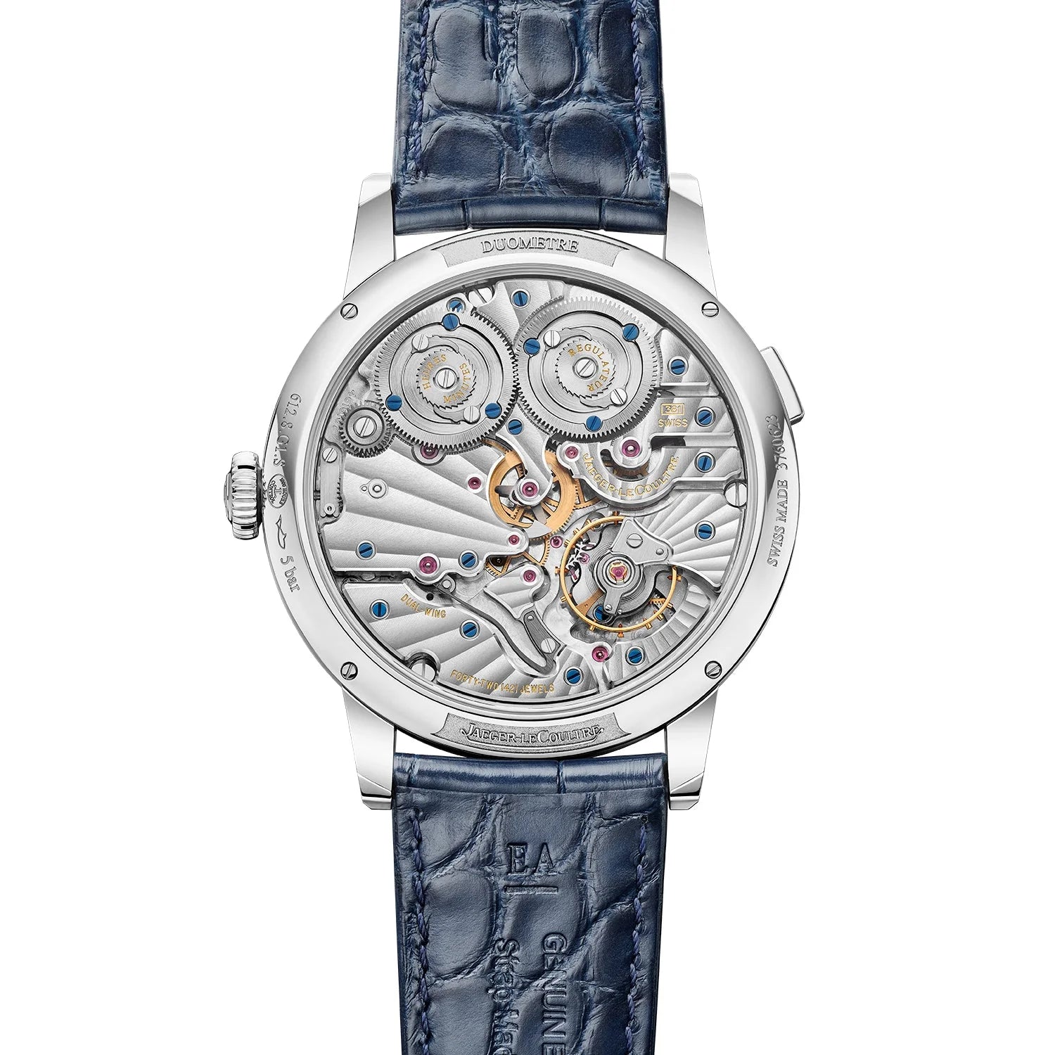 Duometre 42.5 mm Manual Winding Stainless Steel Watch Jaeger-LeCoultre