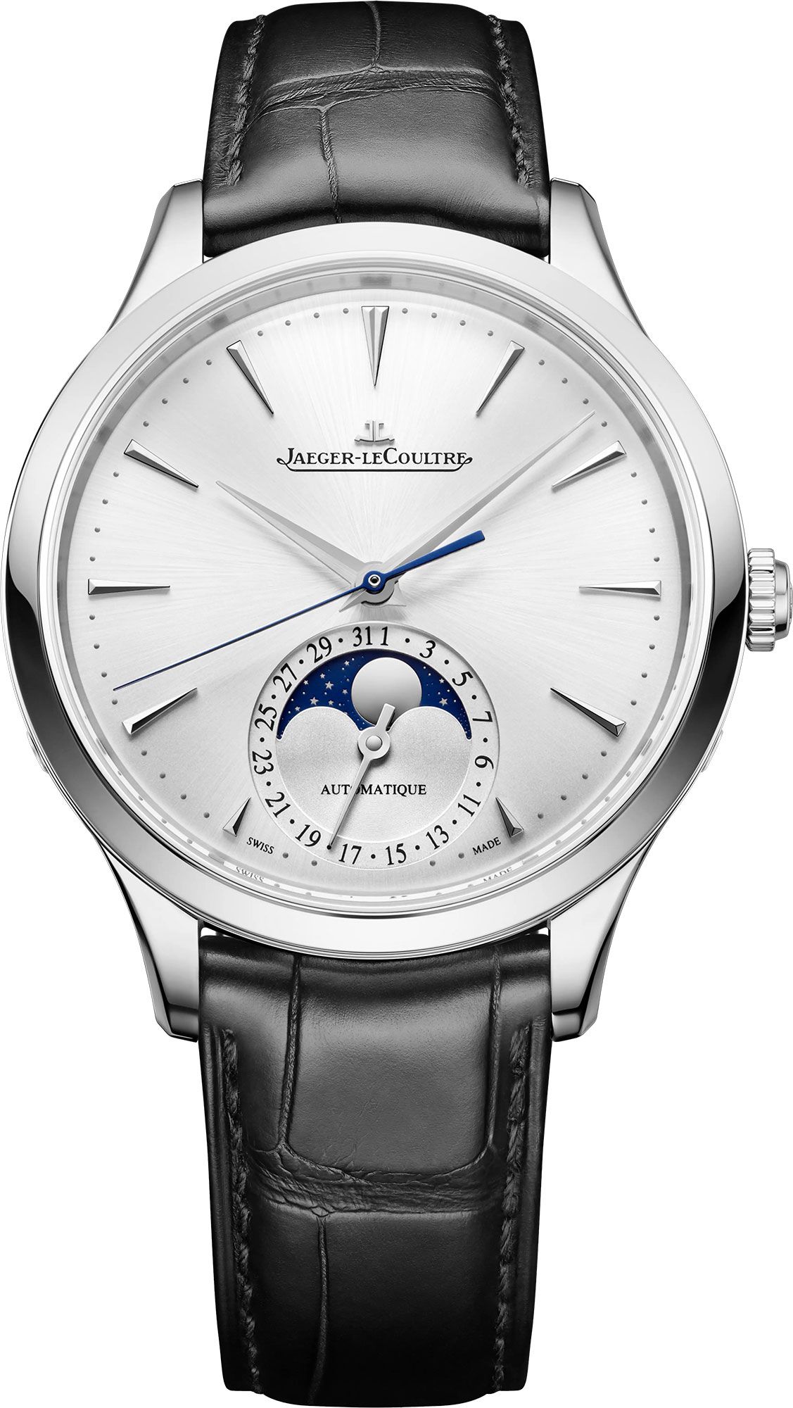 Master Ultra Thin 36 mm Automatic Stainless Steel Moon Phase Watch Jaeger-LeCoultre
