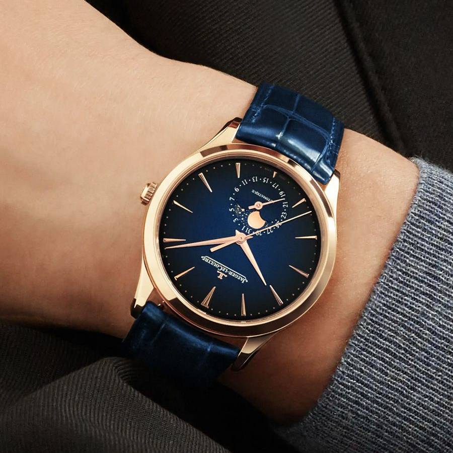 Master Ultra Thin 39 mm Automatic Pink Gold Ultra Thin Moon Phase Watch Jaeger-LeCoultre