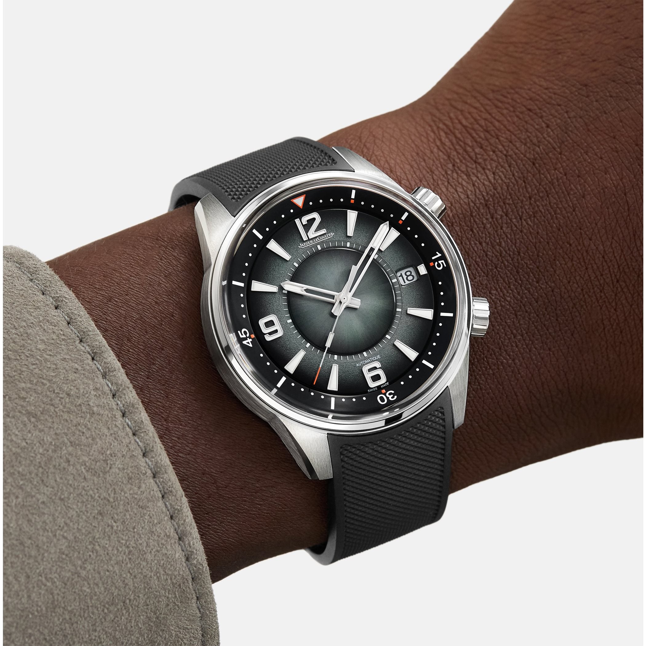 Polaris 42 mm Automatic Stainless Steel Date Watch Jaeger-LeCoultre