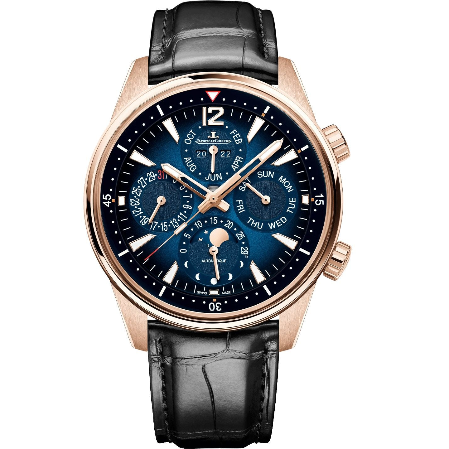 Polaris 42 mm Automatic Pink Gold Perpetual Calendar Watch Jaeger-LeCoultre