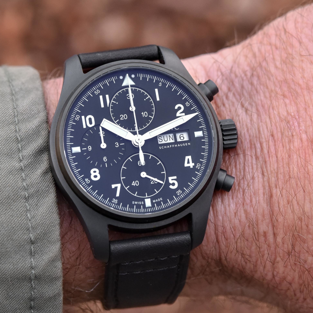 IWC Pilot Chronograph – Tribute to 3705 Limited Edition – Very good Conditions – Full Set - Azzam Watches