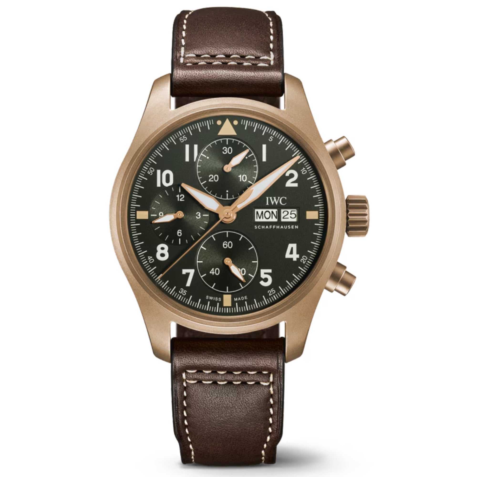 IWC Pilot IW387902 Chronograph Spitfire Green Dial