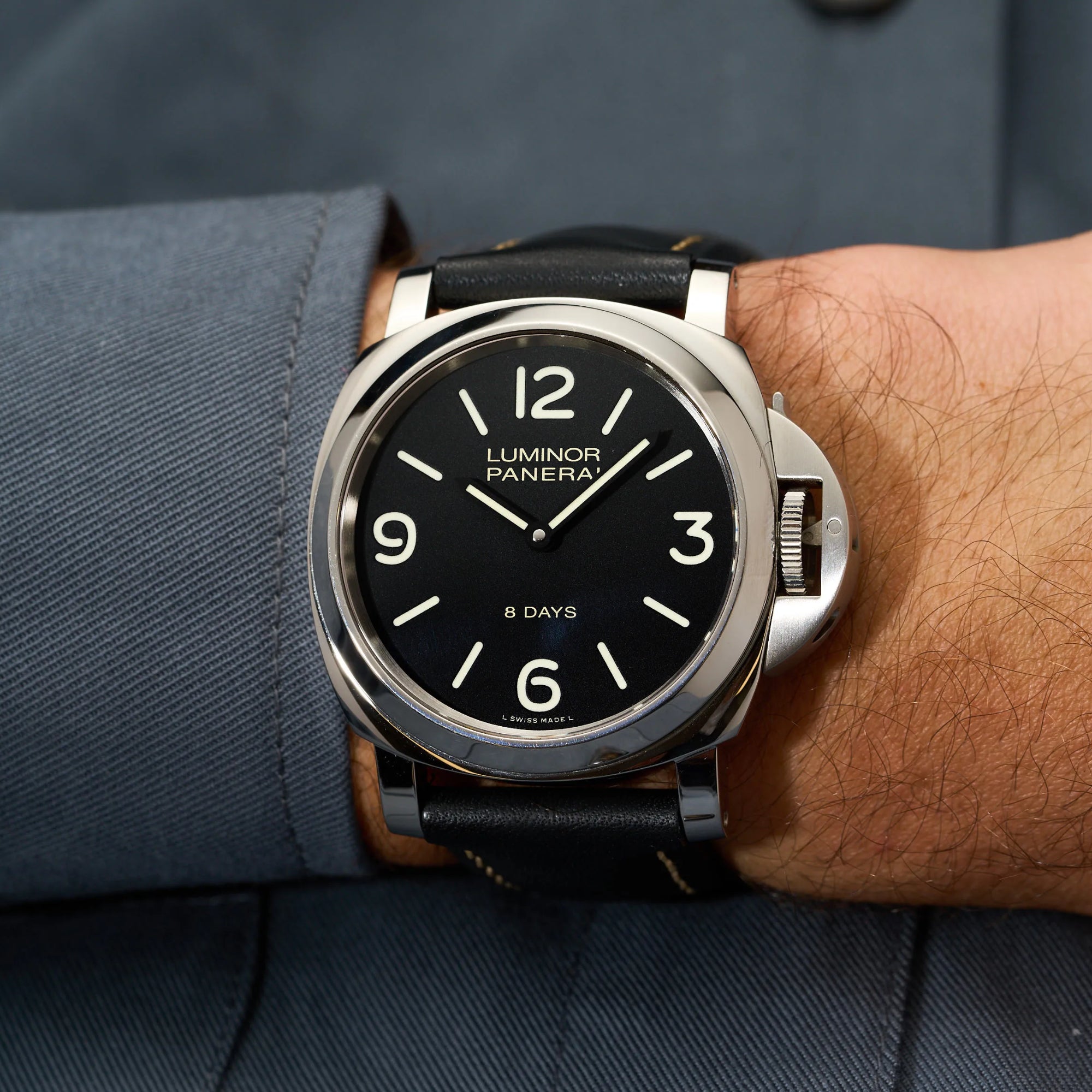 Panerai Luminor PAM00560 Base 8 Days Acciaio Stainless Steel