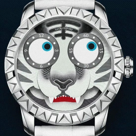 Lucky Harvey Funny Tiger Mechanical Synthetic Sapphire Limited Edition 2022 Pcs