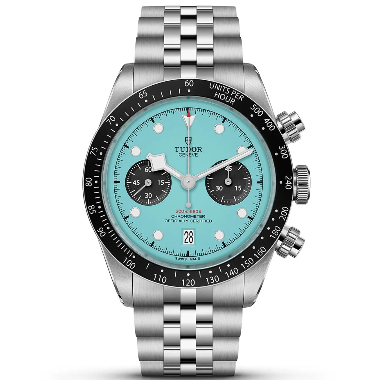 Tudor Black Bay M79360N-0024 Stainless Steel Chronograph 41mm Turquoise Dial Men’s Watch