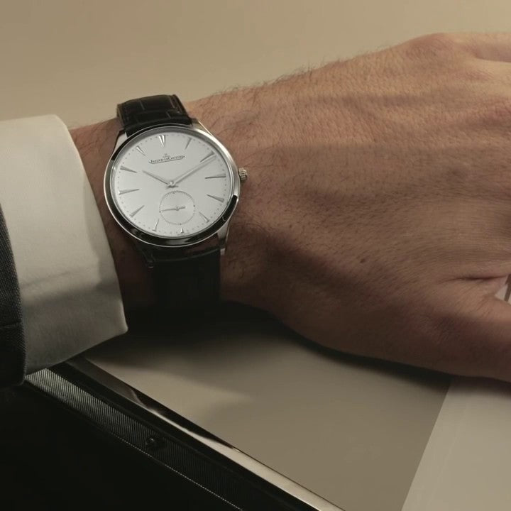 Jaeger Lecoultre Master Ultra Thin Small Second 38.5Mm Stainless Steel Men’S Watch