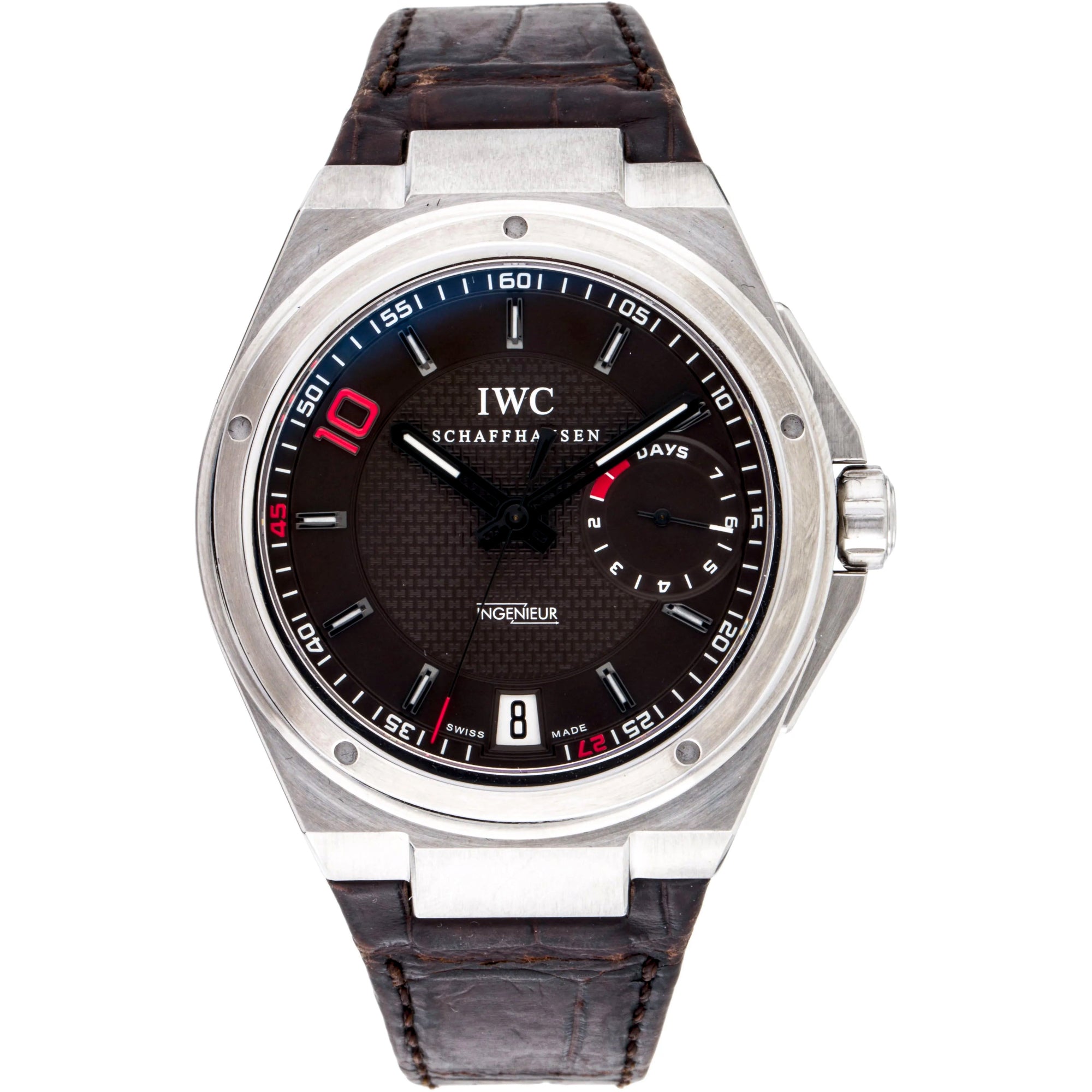 IWC Ingenieur Zinedine Zidane IW500508 45Mm Stainless Steel Black Dial