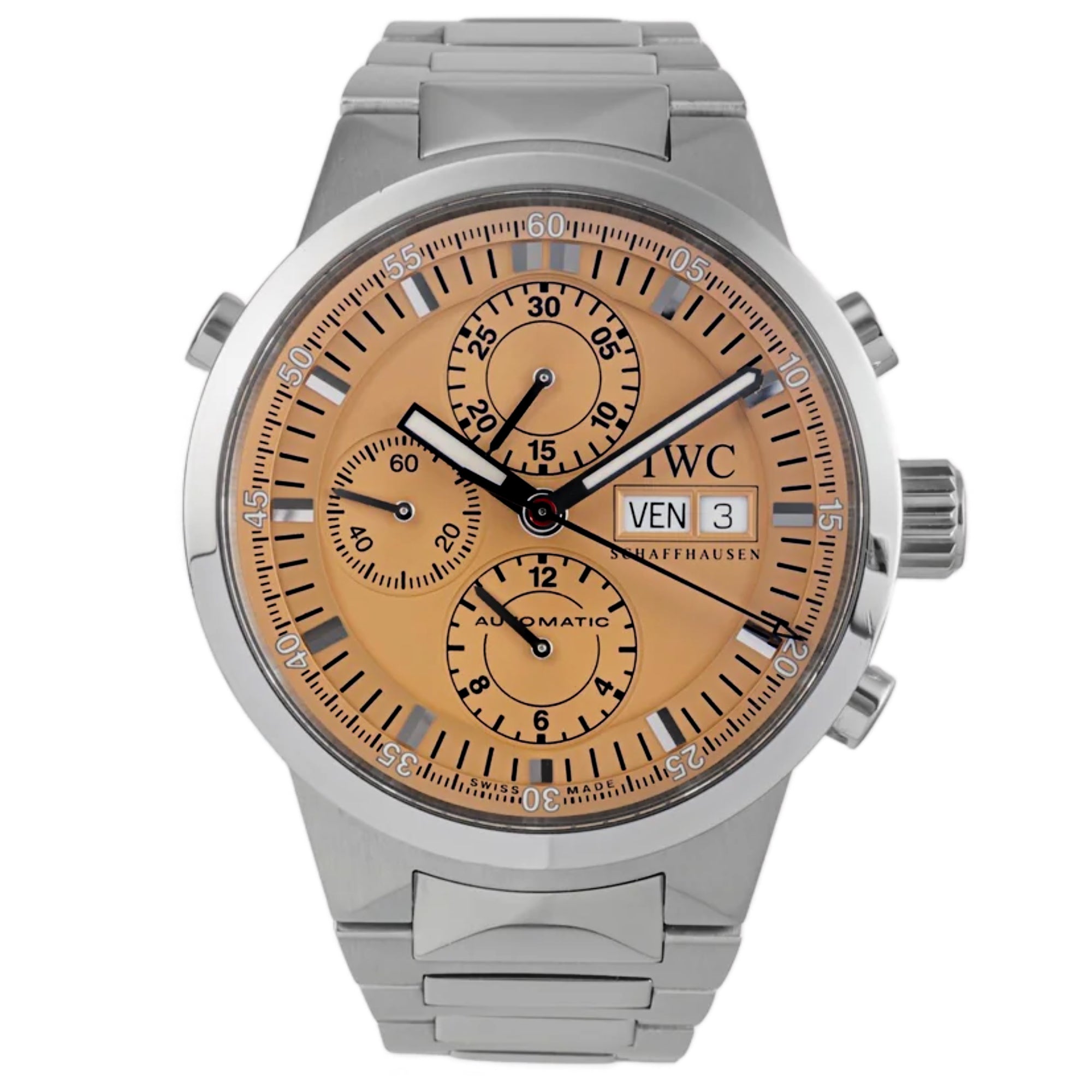 IWC GST Split Second IW371513 Chronograph Salmon Dial