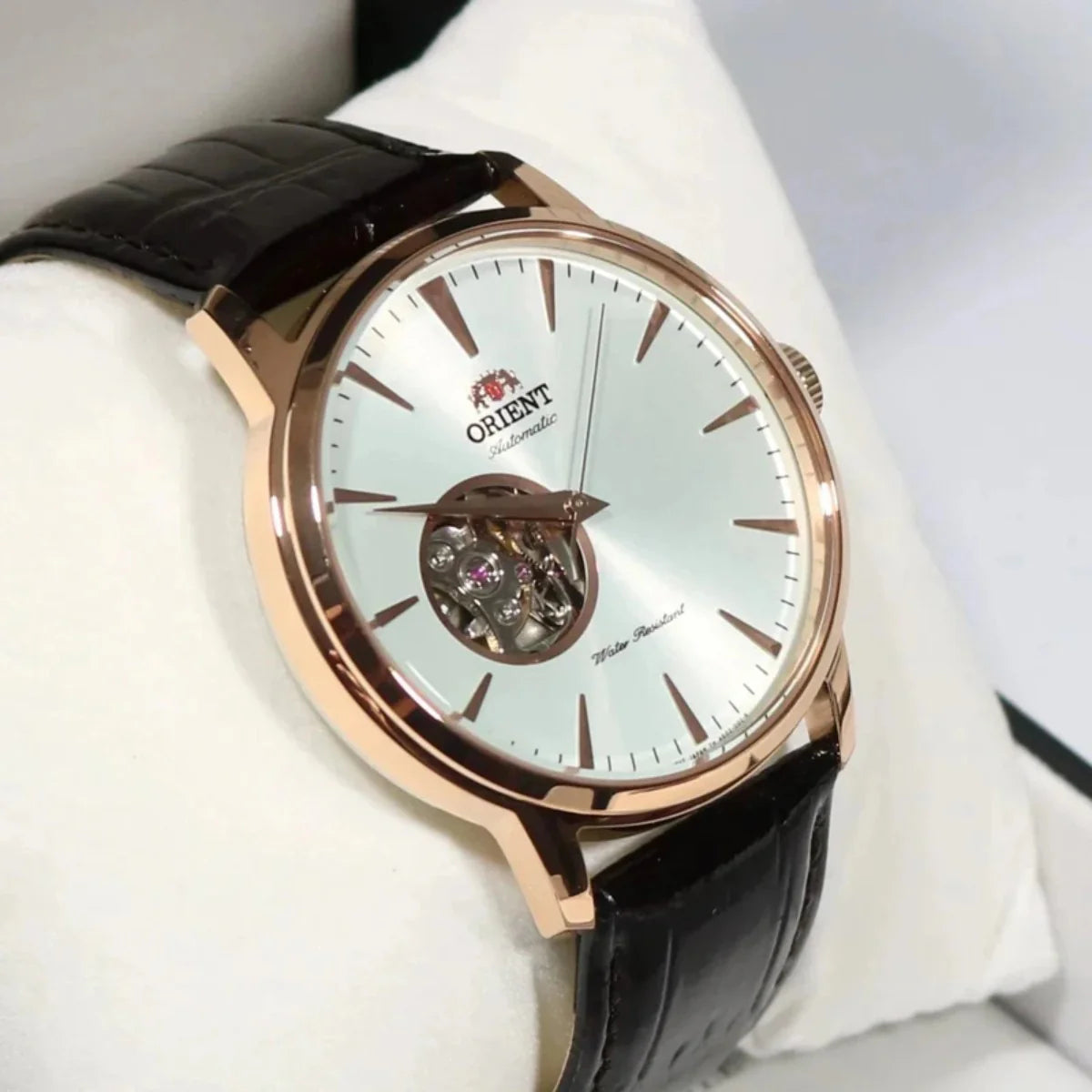 ORIENT MEN'S CONTEMPORARY AUTOMATIC OPEN HEART WATCH