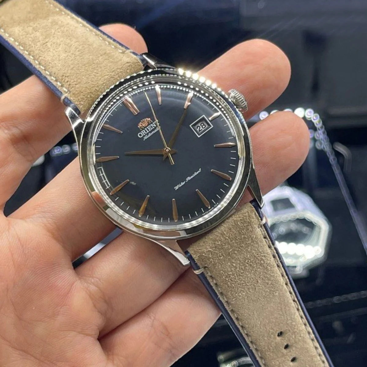 ORIENT MEN'S CLASSIC AUTOMATIC BAMBINO 42MM WATCH