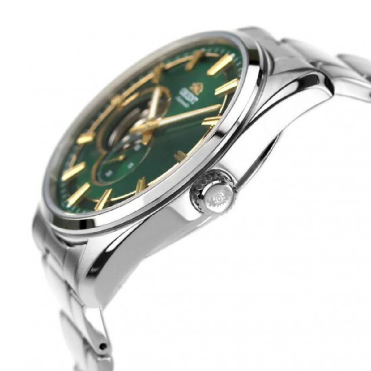 ORIENT MEN'S CONTEMPORARY AUTOMATIC SEMI-SKELETON WATCH