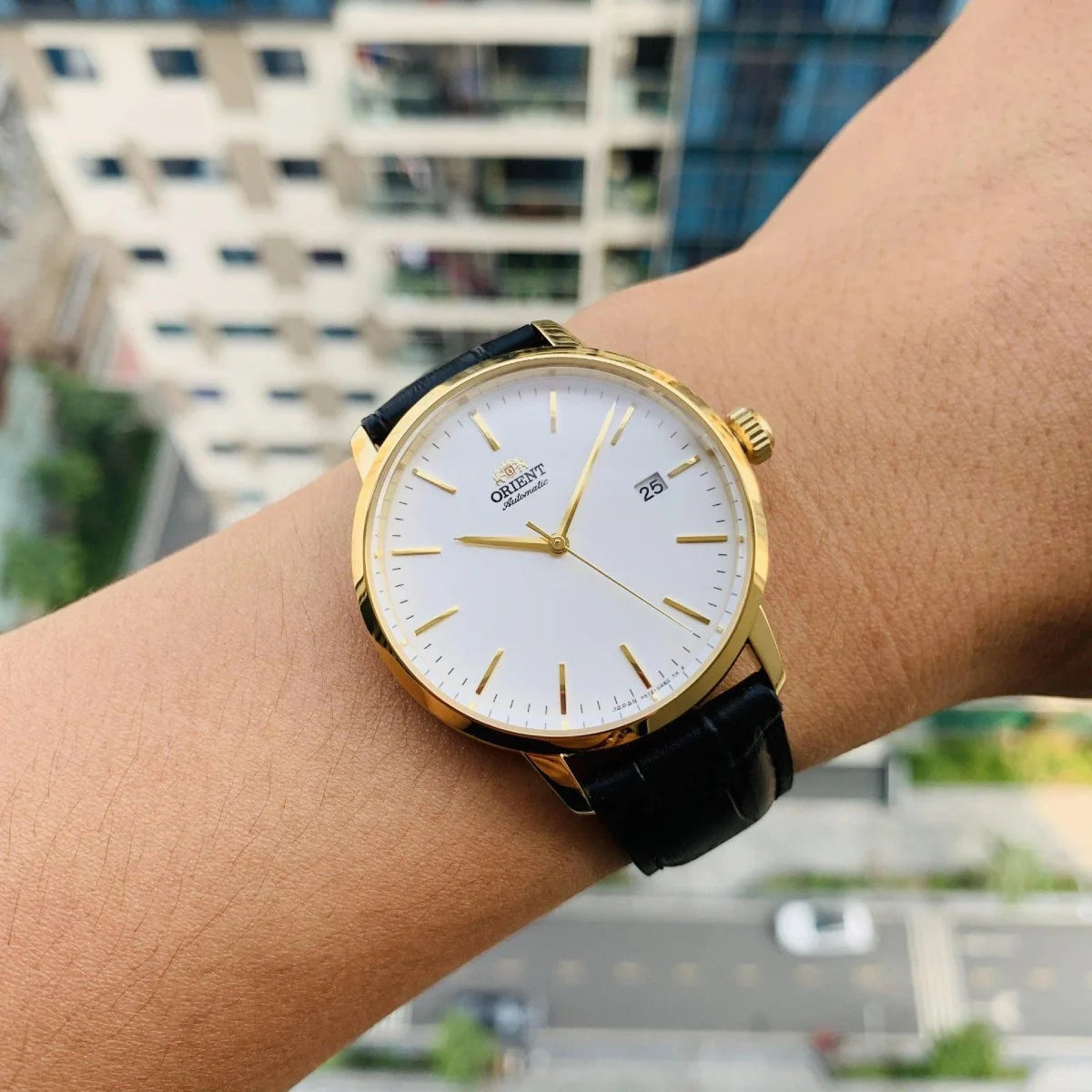 ORIENT MEN'S CONTEMPORARY AUTOMATIC STYLISH DATE WATCH