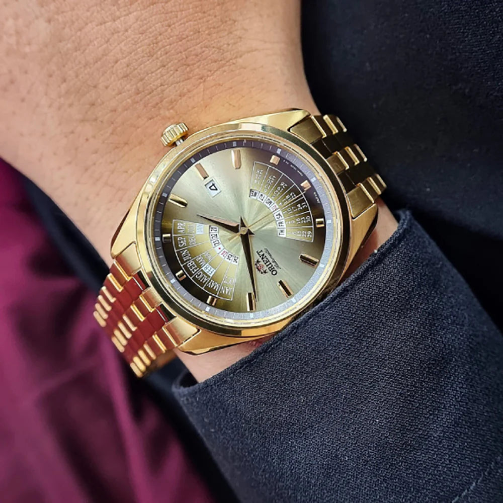 ORIENT CONTEMPORARY MULTI-YEAR CALENDAR AUTOMATIC GENTS WATCH