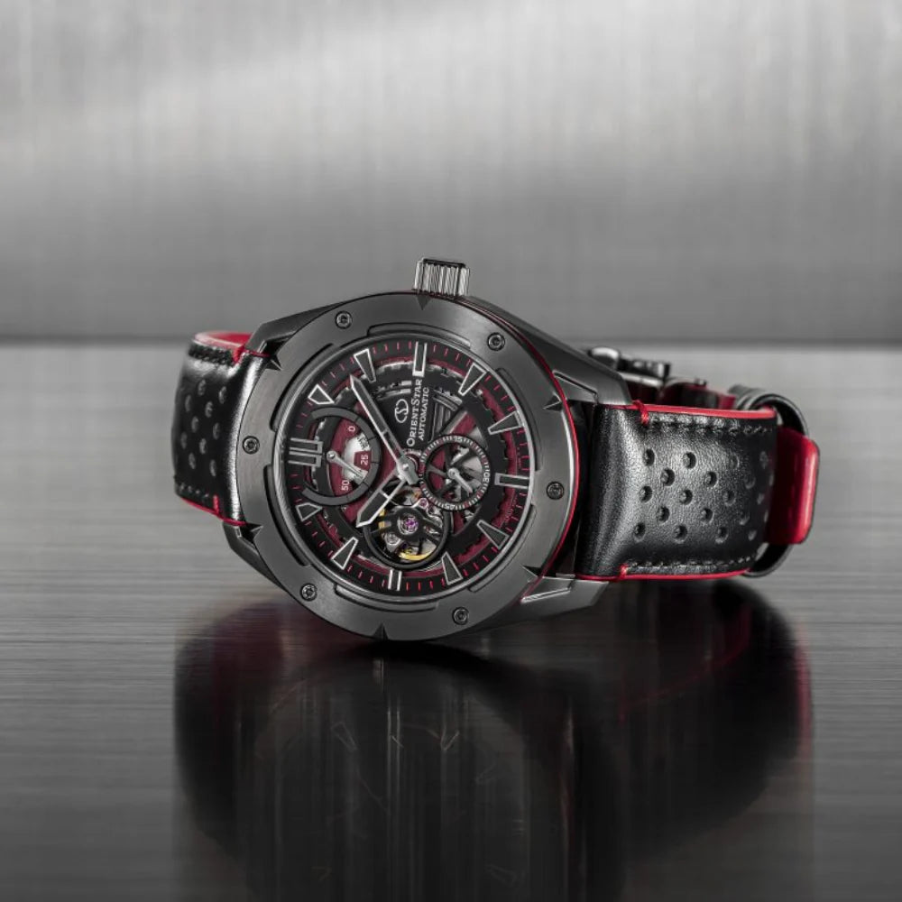 ORIENT STAR MEN'S SPORTS AUTOMATIC AVANT GARDE SKELETON WATCH
