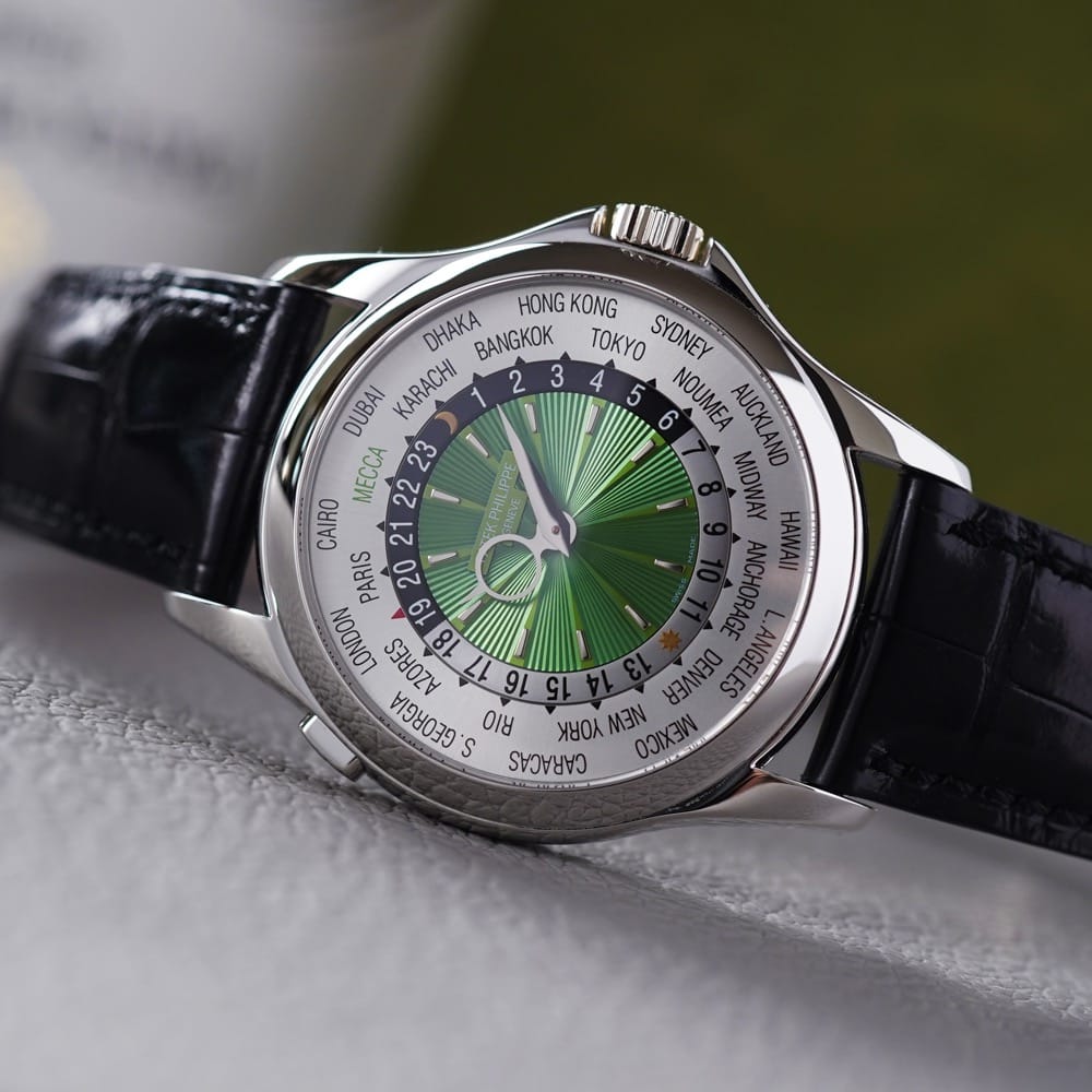 Patek Philippe 5130P-015 World Time Mecca 39.5Mm Platinum Limited Edition Men’s Watch