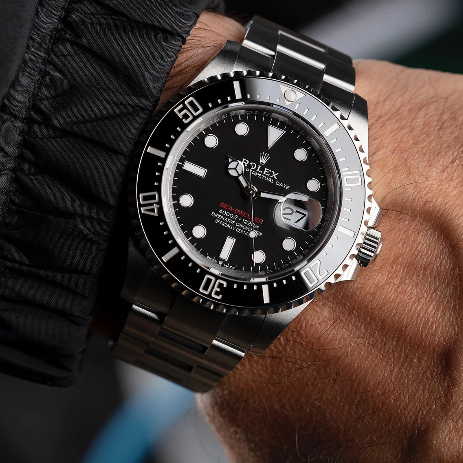 Rolex Sea Dweller 126600-0002 Perpetual Black Dial 43mm Stainless Steel Men’S Watch