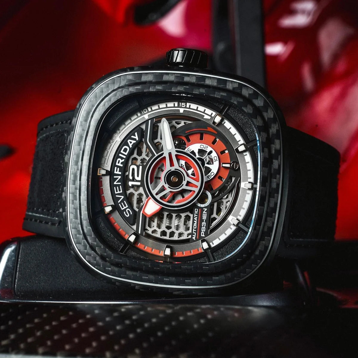PS-series Ruby Carbon PS3/02 SevenFriday