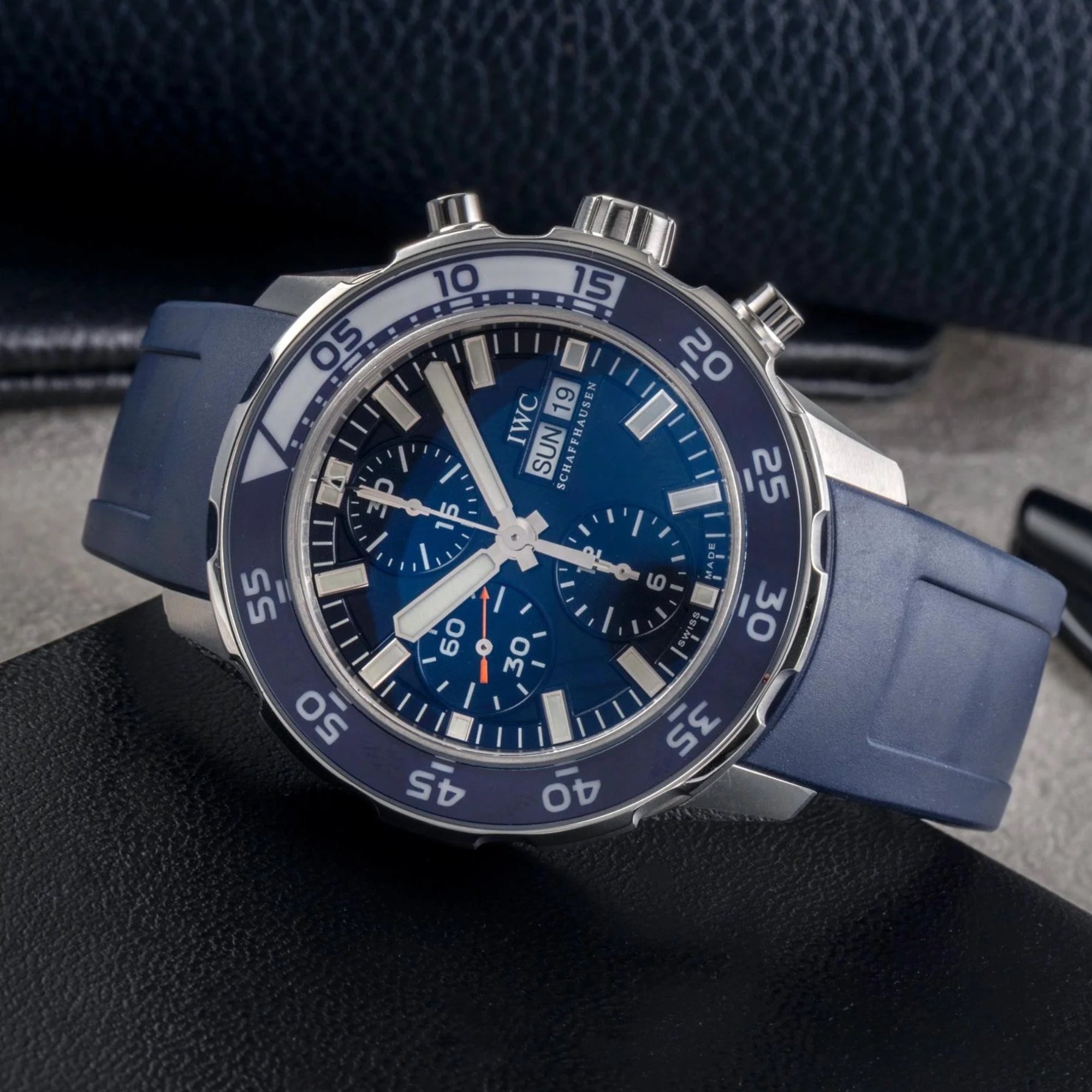 Iwc Aquatimer Chronograph Stainless Steel 44Mm Mens Watch