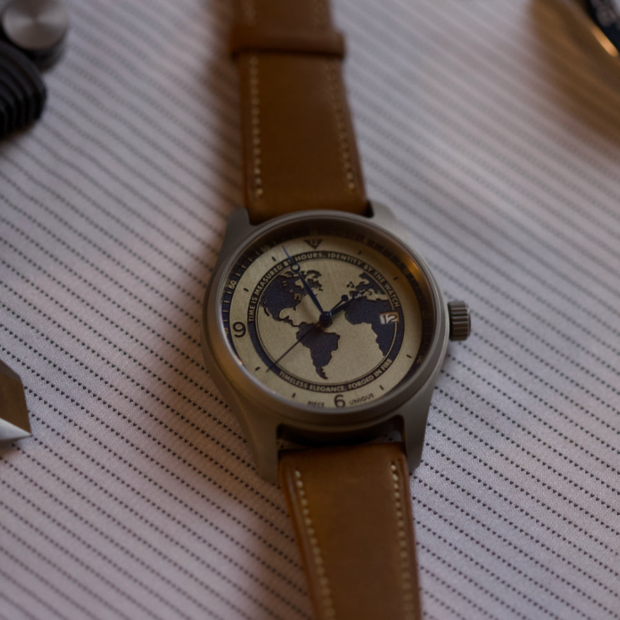 The Global Identity GMT: 1-of-1 Titanium Edition Horologist