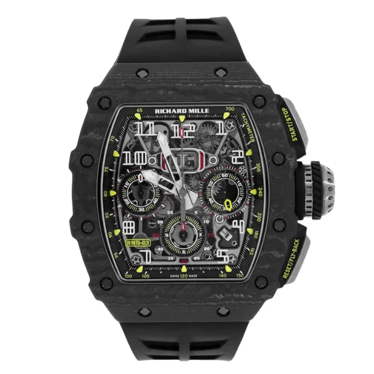 Richard Mille RM11-03 CA TPT Flyback Chronograph Ntpt Carbon Dial