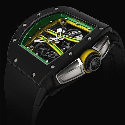 Richard Mille RM61-01 Yohan Blake The Beast 2 In Green & Yellow Skeleton Dial