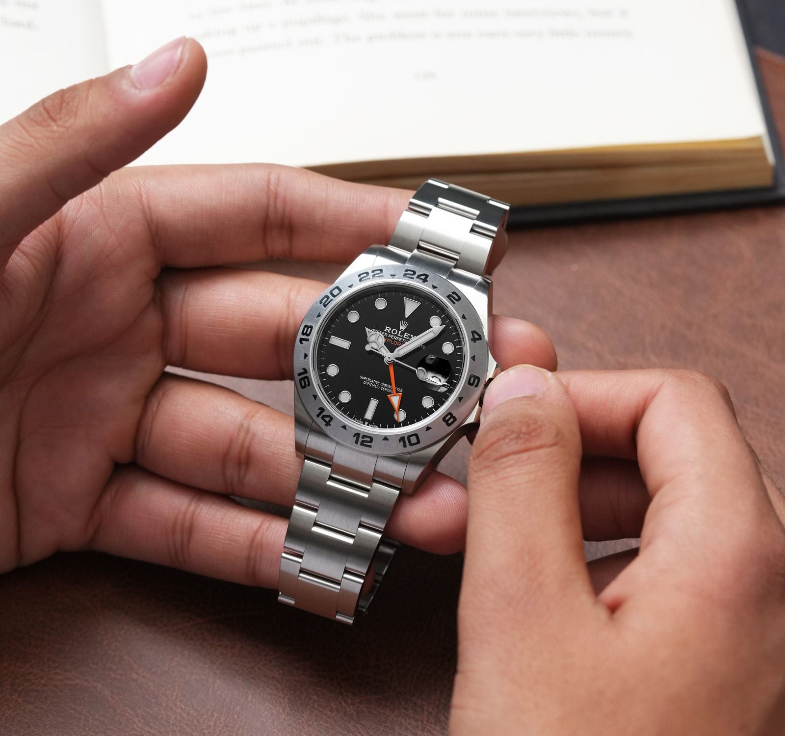 Rolex Explorer II 226570-0002 Oystersteel Black Dial 42mm Men’S Watch