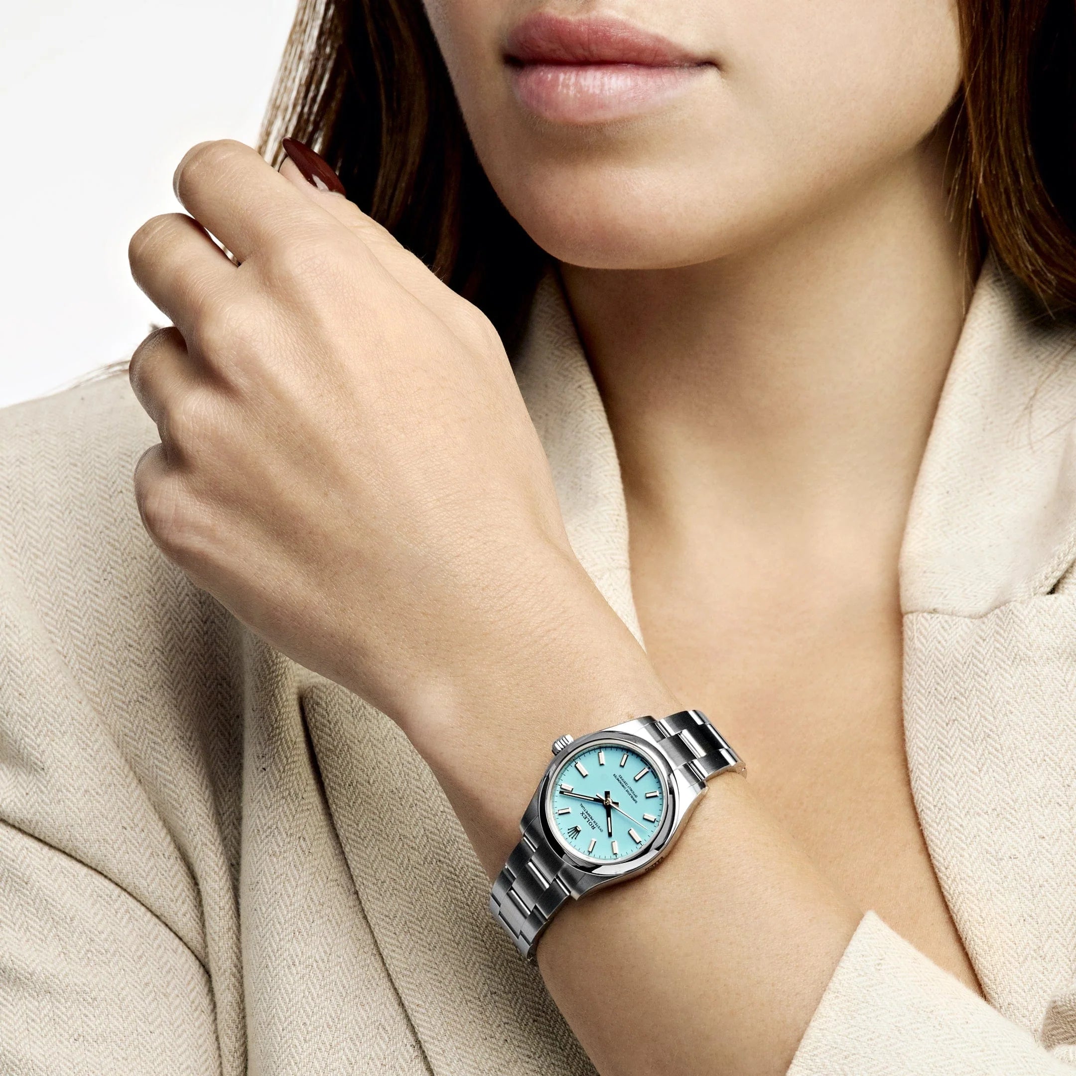 Rolex Oyster Perpetual M277200-0007 31Mm Op Tiffany Blue Dial